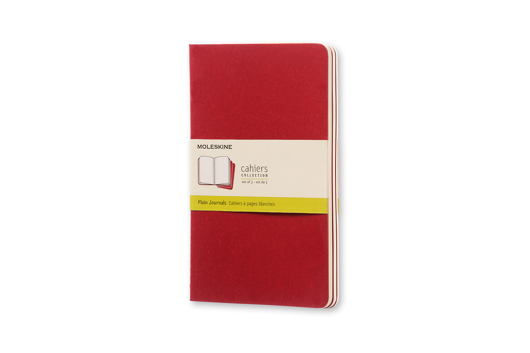 Cahier Large Red Plain. Moleskine Shop